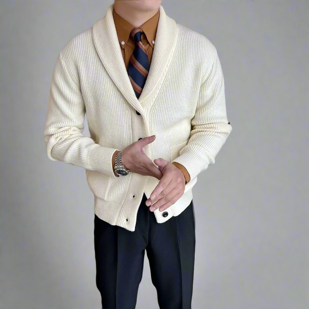 Blazer Cardigan in Off-White